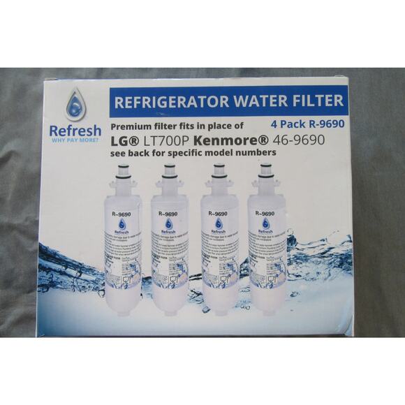 Refresh R-9690 Replacement Water Filter For LG & Kenmore Refrigerators (4 Pack) - Picture 10 of 11